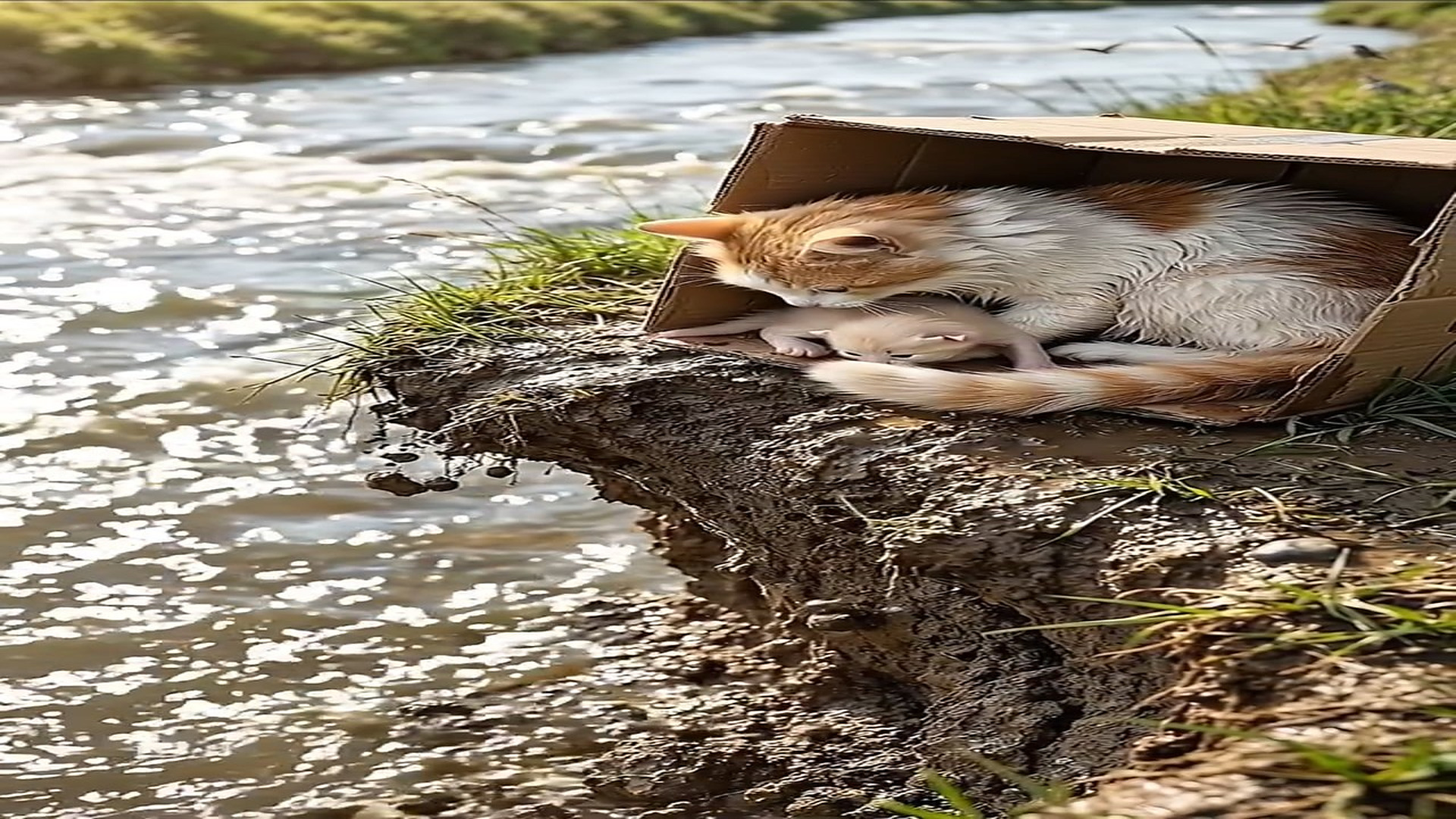 Full Video : N1606010_A Mother Cat s Brave River Rescue Will Melt Your Heart