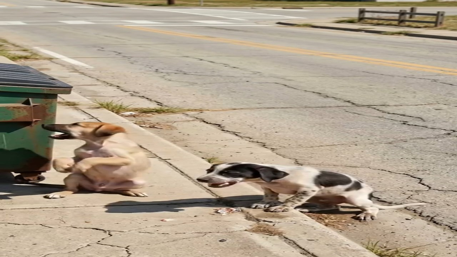 Full Video : N1606030_A Poor Boy s Kind Heart Saved Two Hungry Puppies