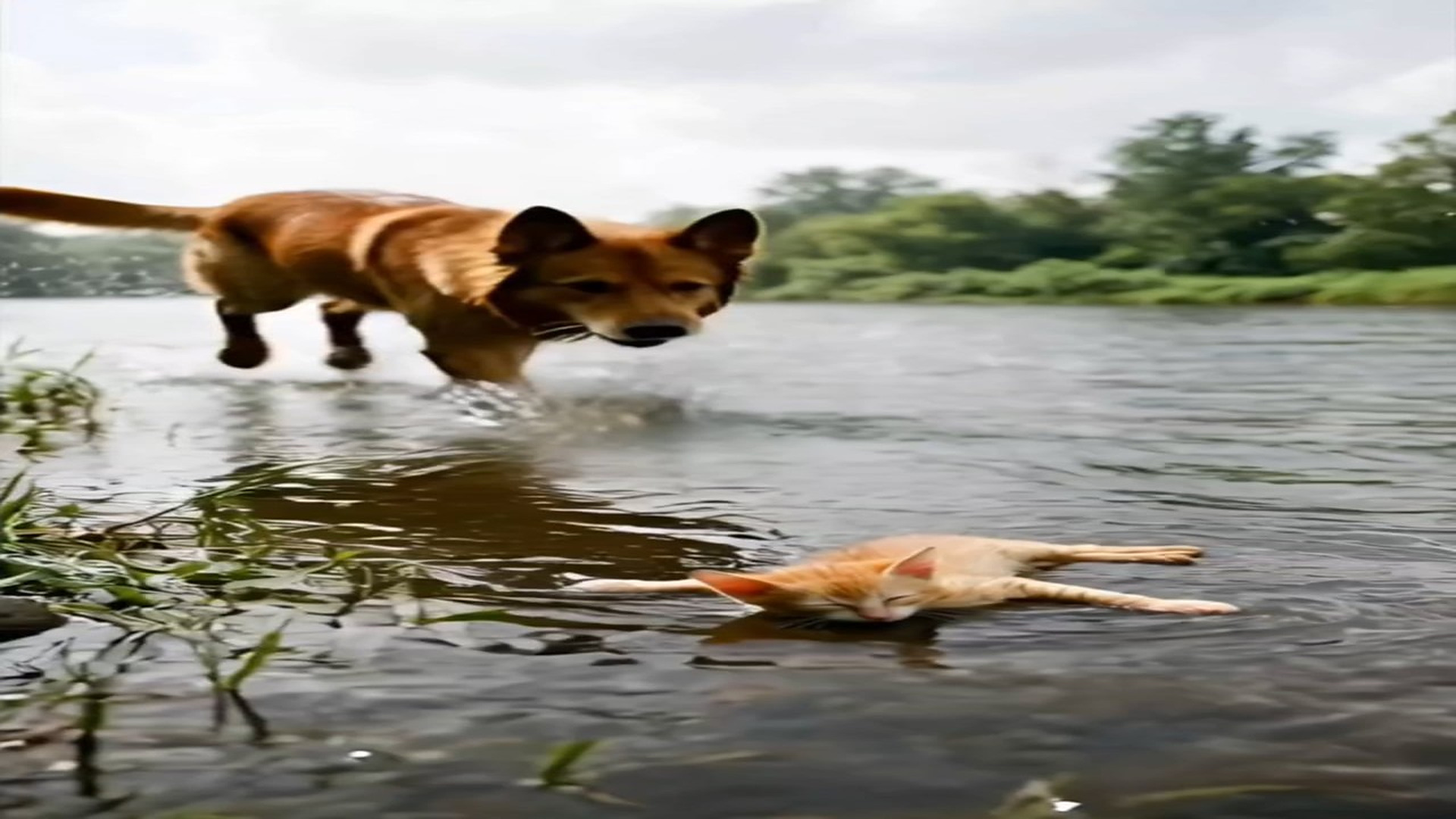 Full Video : N1606085_River Rescue to a Home A Dog s Incredible Kindness