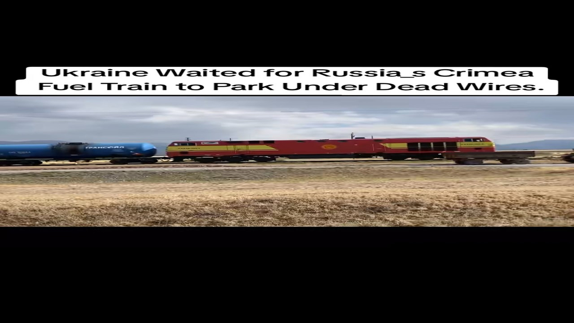 Parte 2 : N2008052_Ukraine Waited for Russia_s Crimea Fuel Train to Park Under Dead Wires.#usa #usatiktok_part2