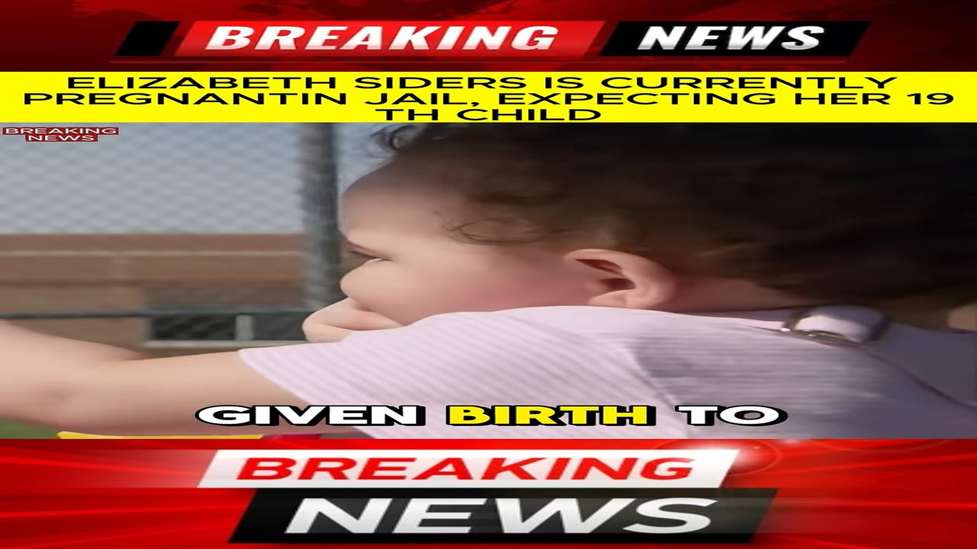 Parte 2 : N2508007_Elizabeth Siders is currently pregnant in jail, expecting her 19th child.#breakingnews #truecrime #o_part2